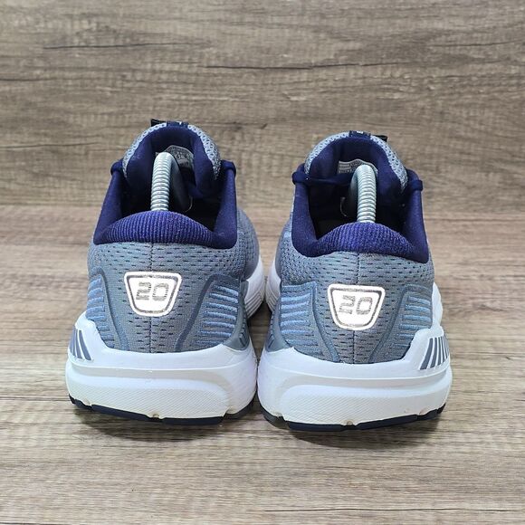 Brooks Beast 20 Men's Size 9.5 D Gray Blue Running Walking Shoes (1103271D491) - Picture 4 of 9